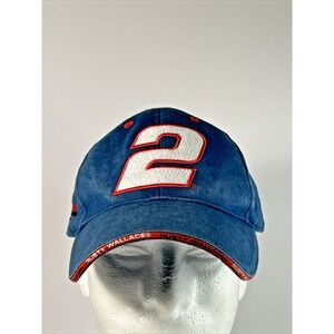 Vintage Nascar Hat Cap Snap Back Rusty Wallace Winston Cup #2 Penske Racing Mens